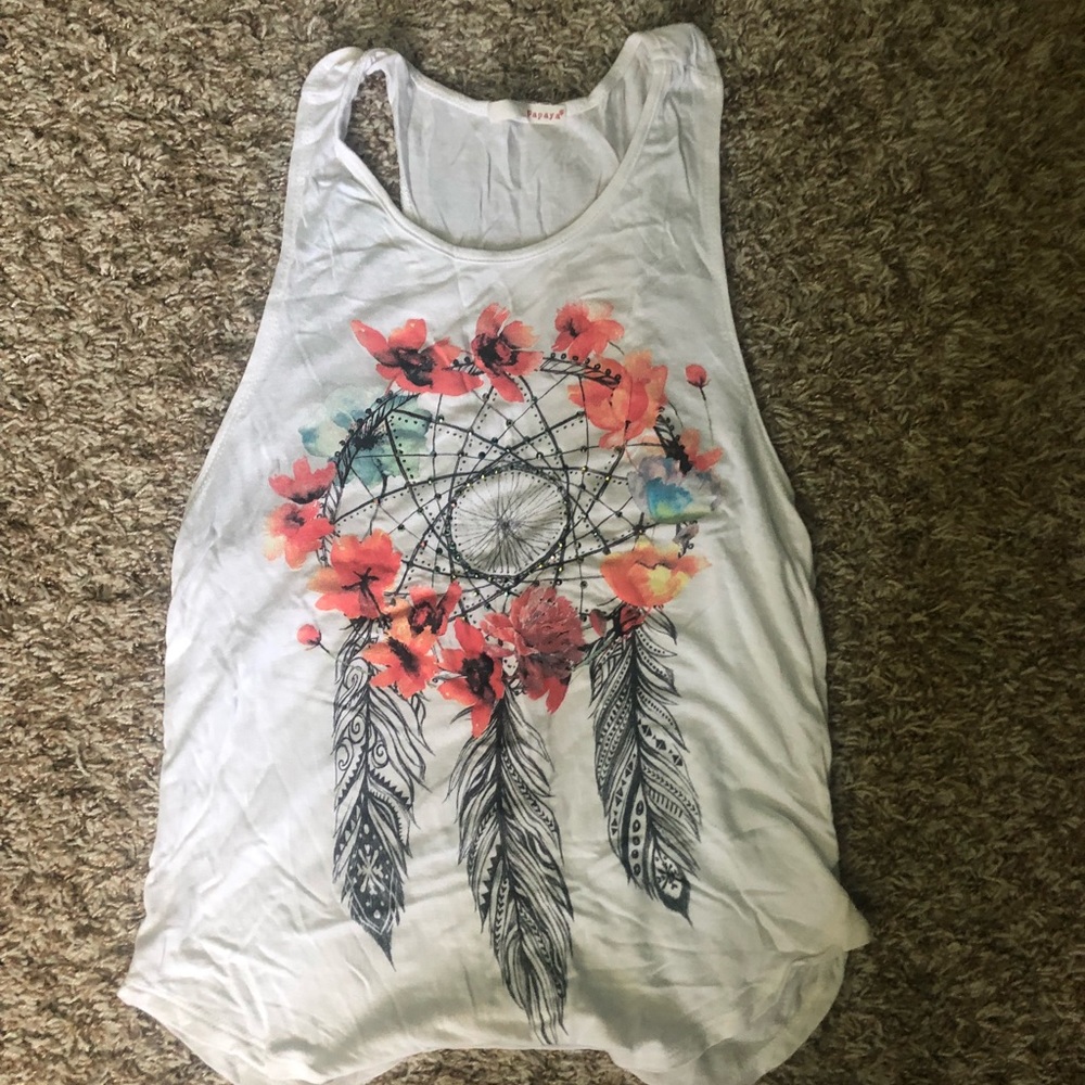White tank top -S